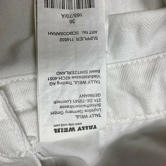 Tally Weijl Womens Overalls 38 White  Distressed - Picture 8 of 8